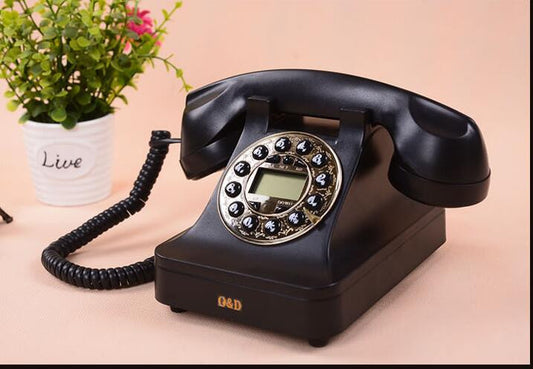 Continental Antique Vintage Telephone Dial Retro Telephone Landline Antique Creative Personality