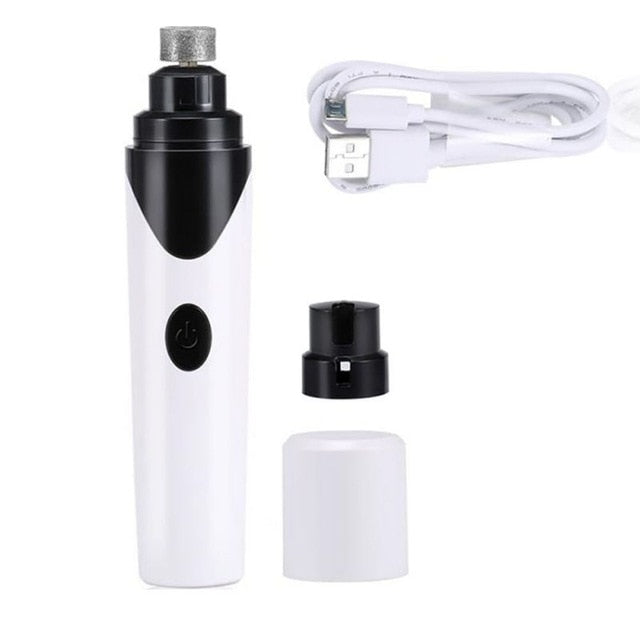 Rechargeable Nails Dog Cat Care Grooming USB Electric Pet Dog Nail Grinder