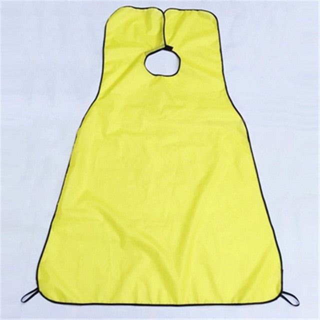 Pongee Beard Care Shave Apron Bib Trimmer Clean Male Facial Hair Cut Cape