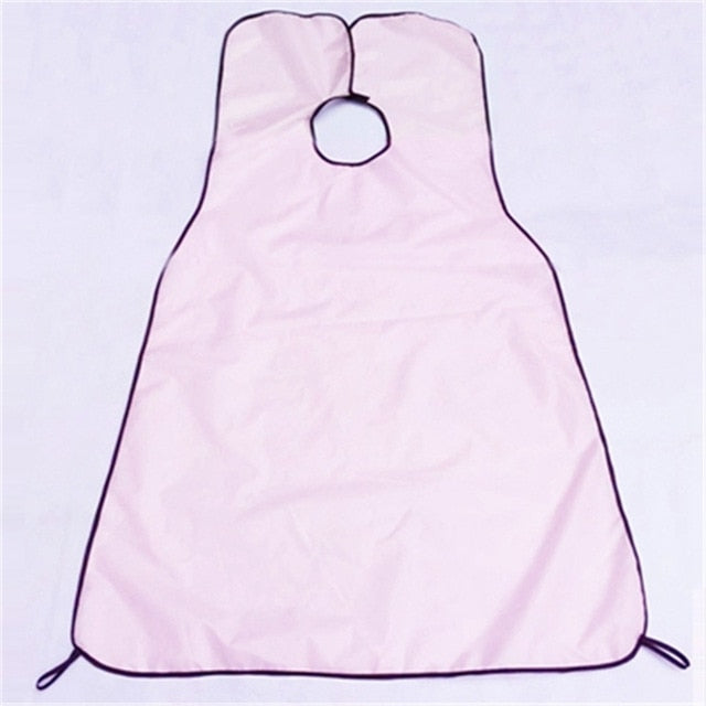 Pongee Beard Care Shave Apron Bib Trimmer Clean Male Facial Hair Cut Cape