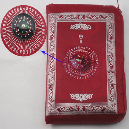 Muslim Prayer Rug Polyester Portable Braided Mats Simply