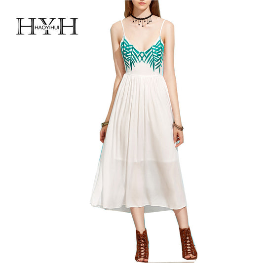 HYH HAOYIHUI 2016 Brand New Autumn Fashion Women White Sexy Backless Party - Shopy Max