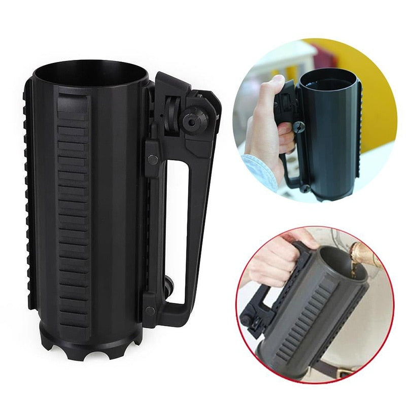 Outdoor Aluminum Anodized Products Cup Tactical Separation Glass Beer Mug Aluminum Alloy Water Cup