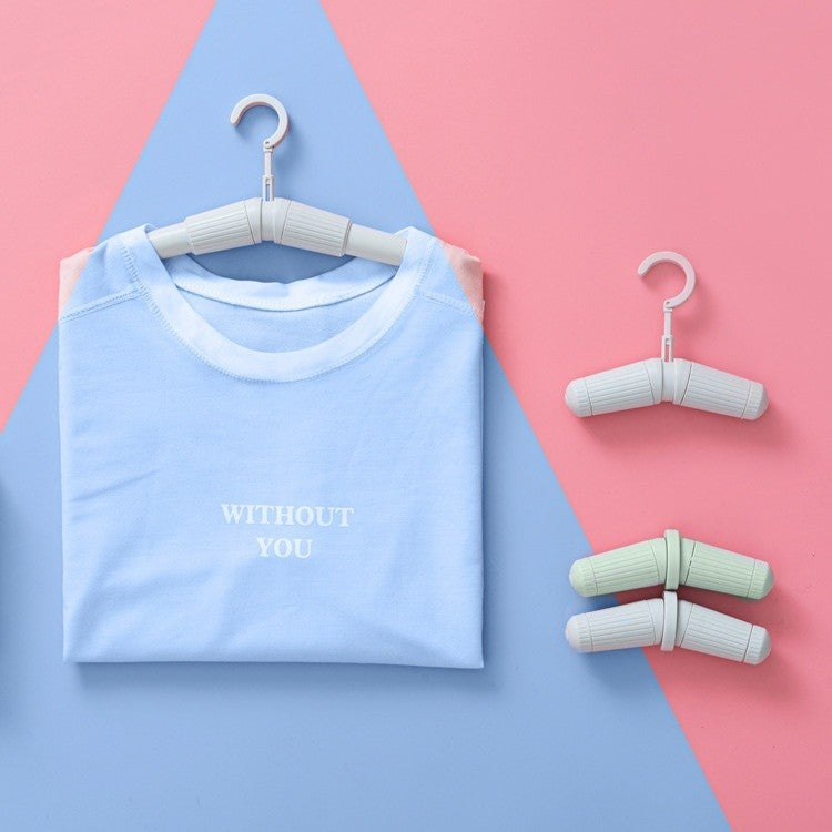 Portable retractable travel hanger non-slip hanger, detachable