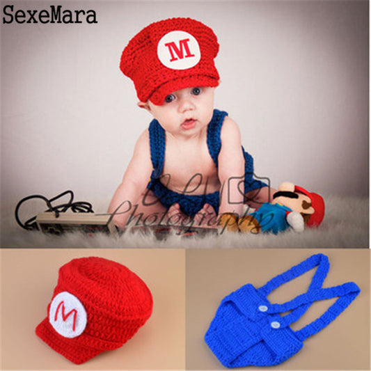 New Top Sale Super Mario Design Newborn Photography
