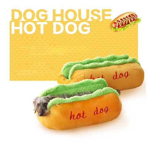 Hot Dog Bed Pet Cute Dog Beds For Small Dogs Puppy Warm Cat Sofa Cushion Soft Pet