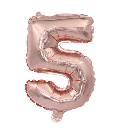 Gold Sliver 32 inch  0-9  Large Helium Digital Air Ballons Foil Children Festival