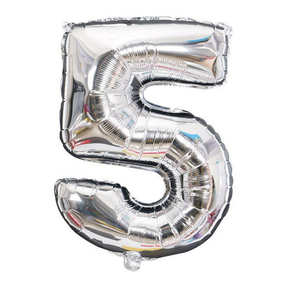 Gold Sliver 32 inch  0-9  Large Helium Digital Air Ballons Foil Children Festival