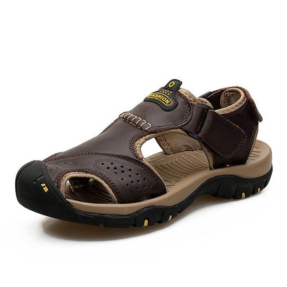 MIXIDELAI Genuine Leather Men Shoes Summer New Large Size Men's Sandals Men