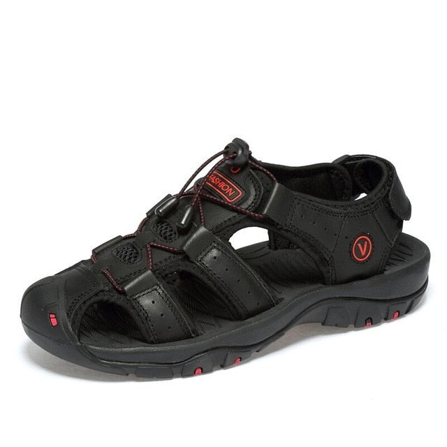 MIXIDELAI Genuine Leather Men Shoes Summer New Large Size Men's Sandals Men
