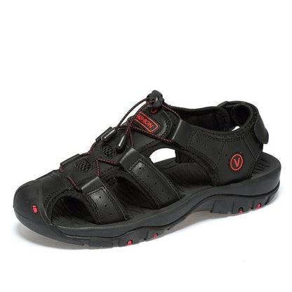 MIXIDELAI Genuine Leather Men Shoes Summer New Large Size Men's Sandals Men