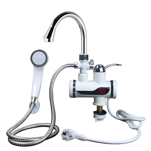 3000W Temperature Display Instant Hot Water Tap Tankless Electric