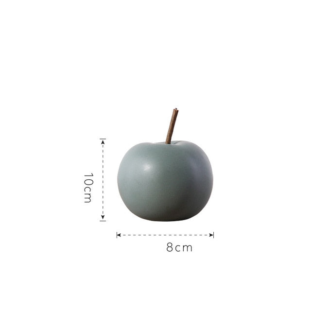 Nordic Creative Ceramics Apple Decoration Simple Living room TV cabinet