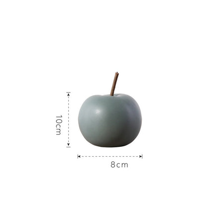 Nordic Creative Ceramics Apple Decoration Simple Living room TV cabinet