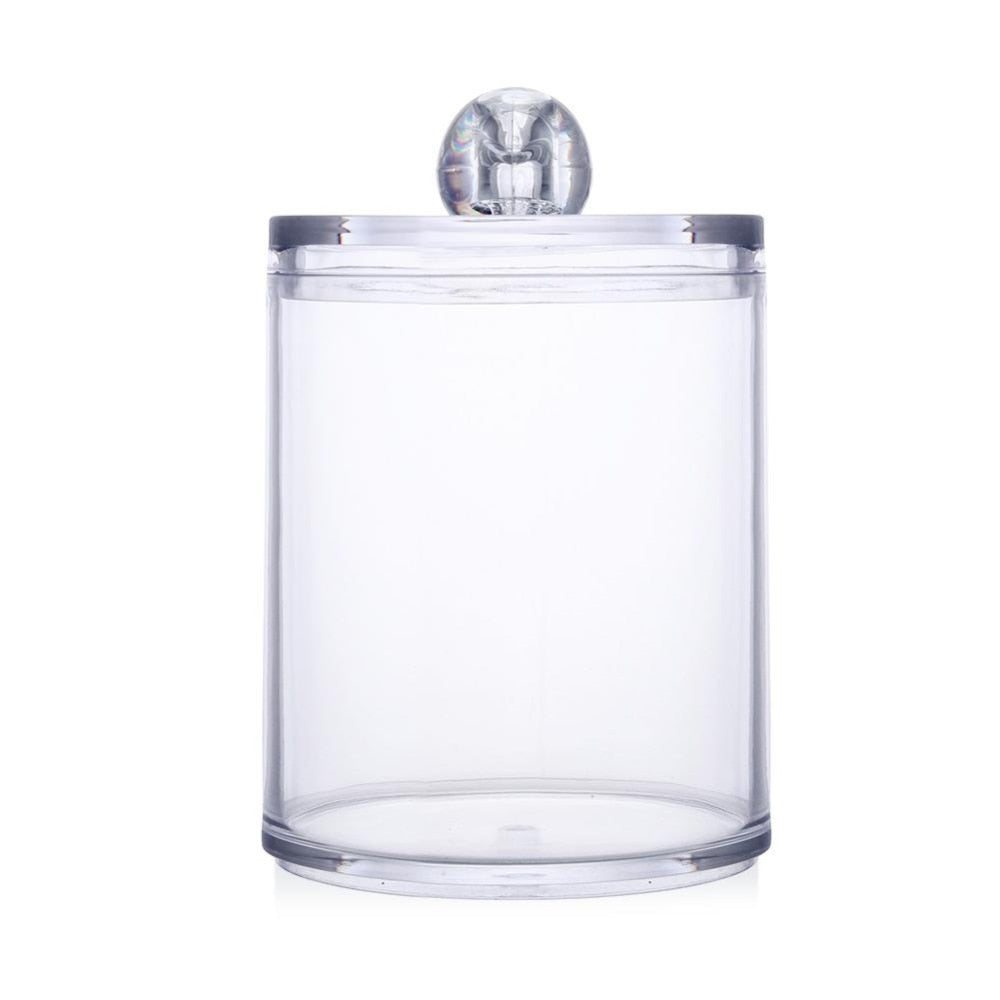 Storage Box For Cotton Swab Cosmetics Jewelry Cotton Rod Plastic Storage Container With Lid