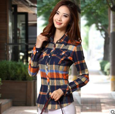 camisa feminina blouse blusas women blouses blusa feminino shirt 2016 plaid chemise
