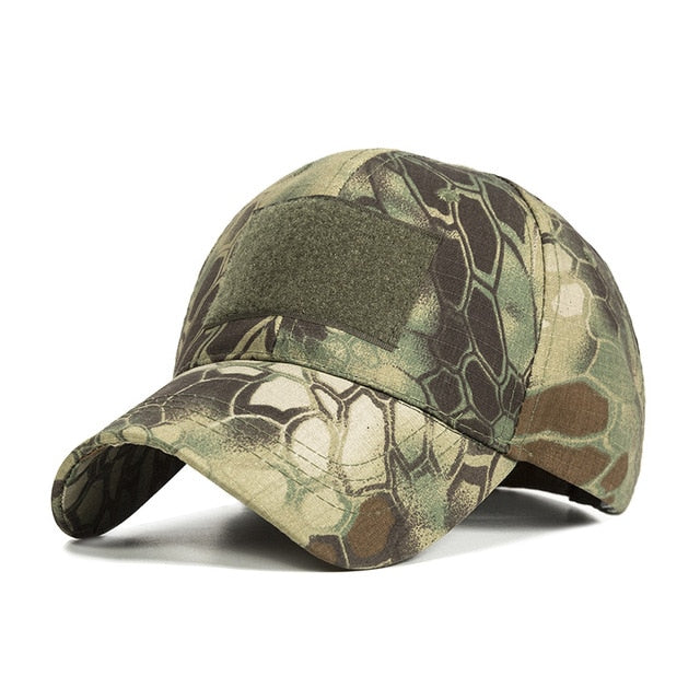 New Camo Baseball Cap Men Summer Mesh Cap Tactical Camouflage Velcr Snapback Cap Hat for Men