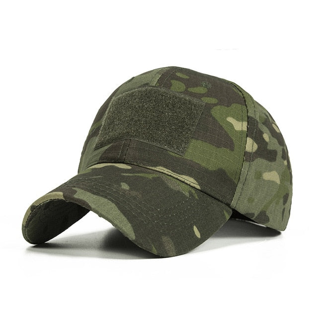 New Camo Baseball Cap Men Summer Mesh Cap Tactical Camouflage Velcr Snapback Cap Hat for Men