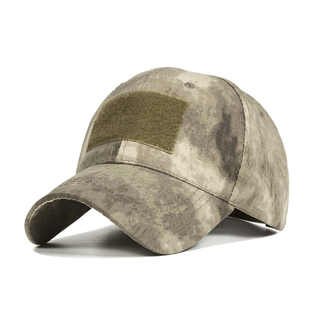 New Camo Baseball Cap Men Summer Mesh Cap Tactical Camouflage Velcr Snapback Cap Hat for Men