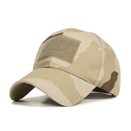 New Camo Baseball Cap Men Summer Mesh Cap Tactical Camouflage Velcr Snapback Cap Hat for Men