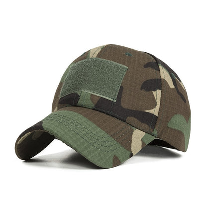 New Camo Baseball Cap Men Summer Mesh Cap Tactical Camouflage Velcr Snapback Cap Hat for Men