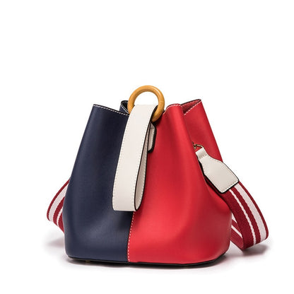 AOEO Korean Version Of The Fashion Color Bucket Bag For Women 2019 New Women