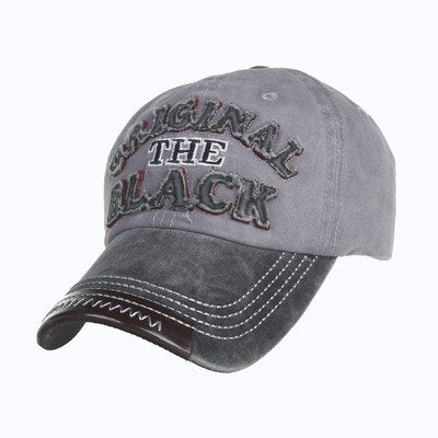 Hot 100% washed cotton men baseball cap fitted cap snapback hat