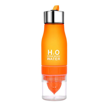 Xmas Gift 650ml Infuser Water Bottle plastic Fruit infusion Kids Drink Outdoor Sports