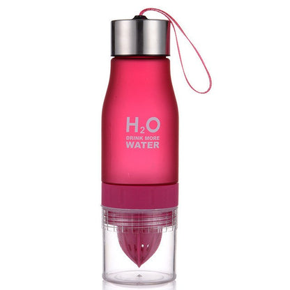 Xmas Gift 650ml Infuser Water Bottle plastic Fruit infusion Kids Drink Outdoor Sports