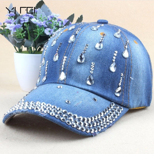 New Denim Hip Hop Caps Fashion Leisure Woman Cap With Water