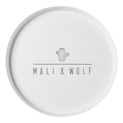 Nordic Style Plastic Round Breakfast Tray Food Fruit Dessert Plate Snack Storage Trays Kitchen