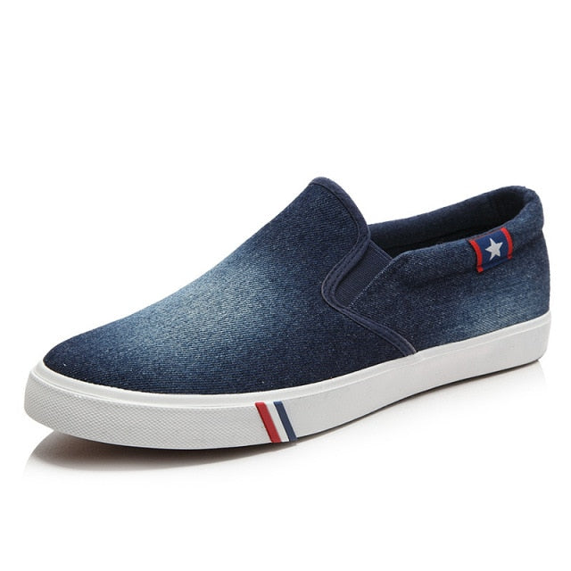 EXCARGO Canvas Shoes Sneakers Men Shoes Slip On 2019 Summer