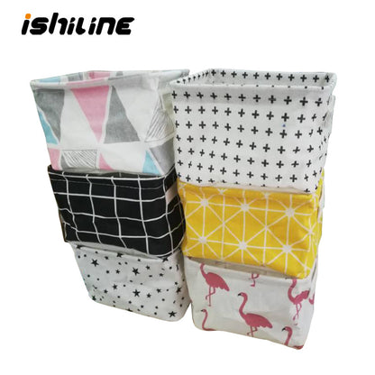 Desktop Storage Box Cute Printing Waterproof Organizer