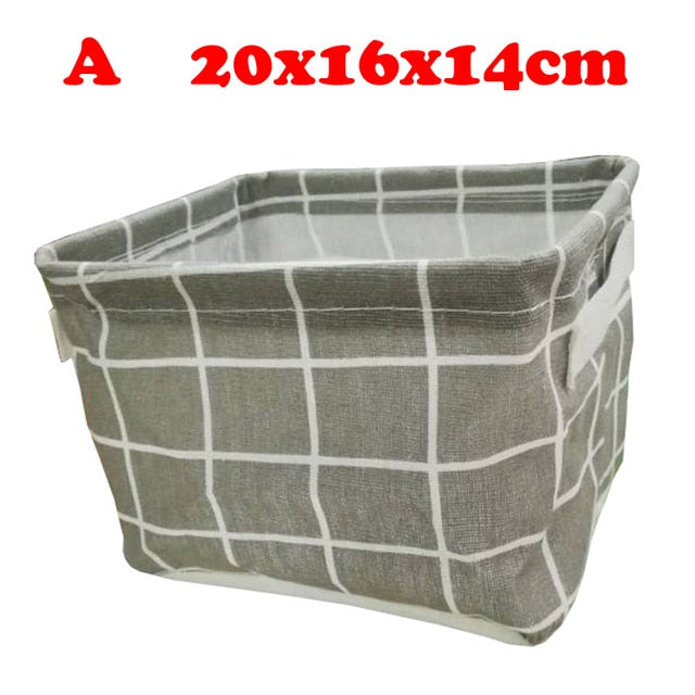 Desktop Storage Box Cute Printing Waterproof Organizer