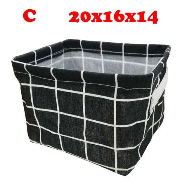 Desktop Storage Box Cute Printing Waterproof Organizer