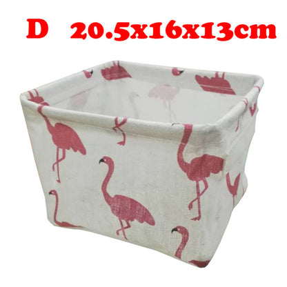 Desktop Storage Box Cute Printing Waterproof Organizer
