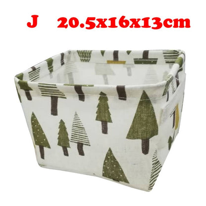 Desktop Storage Box Cute Printing Waterproof Organizer