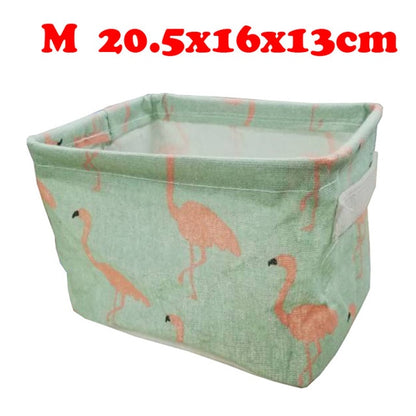 Desktop Storage Box Cute Printing Waterproof Organizer