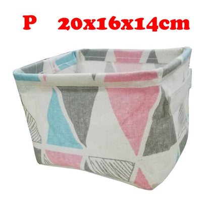 Desktop Storage Box Cute Printing Waterproof Organizer
