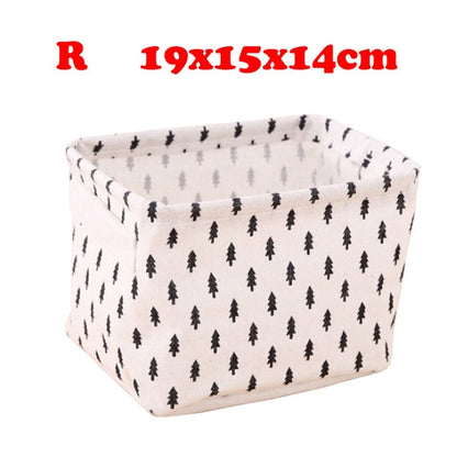 Desktop Storage Box Cute Printing Waterproof Organizer