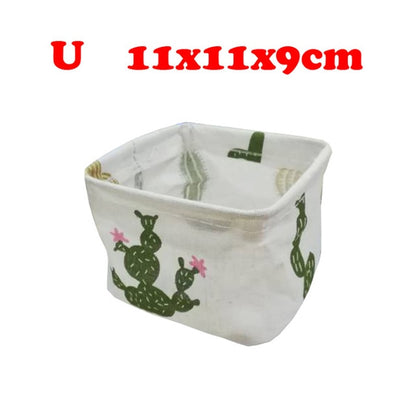 Desktop Storage Box Cute Printing Waterproof Organizer