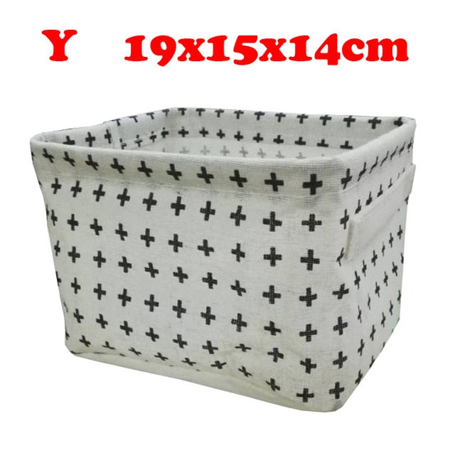 Desktop Storage Box Cute Printing Waterproof Organizer