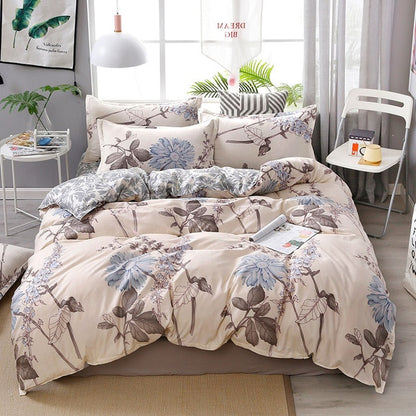 Fashion Bedding Set luxury Pink love Family Set Sheet Duvet Cover  set 2019
