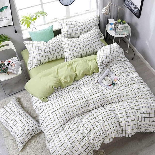 Fashion Bedding Set luxury Pink love Family Set Sheet Duvet Cover  set 2019