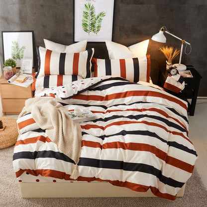 Fashion Bedding Set luxury Pink love Family Set Sheet Duvet Cover  set 2019