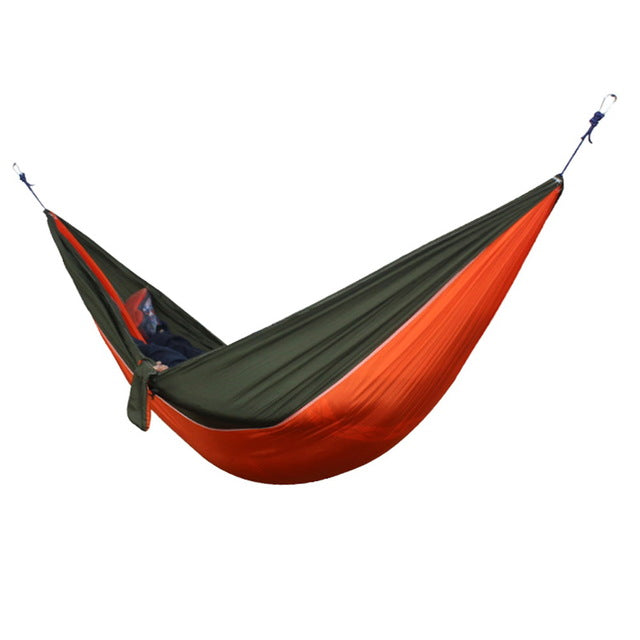 Portable Hammock 2 Person Outdoor Camping Survival Hammock Garden Swing