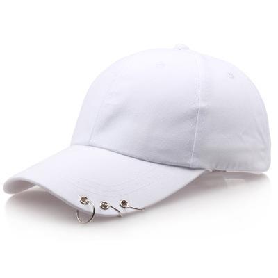 COKK Hip Hop Women's Baseball Cap With Ring Circle Snapback Hats For Men Women