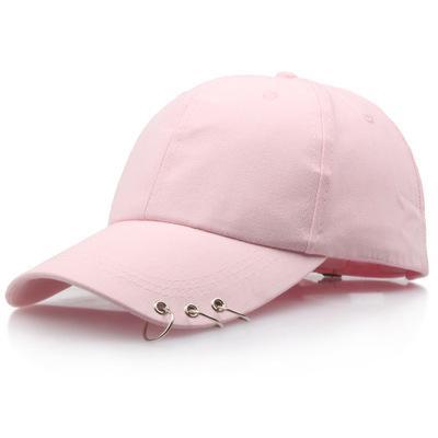 COKK Hip Hop Women's Baseball Cap With Ring Circle Snapback Hats For Men Women