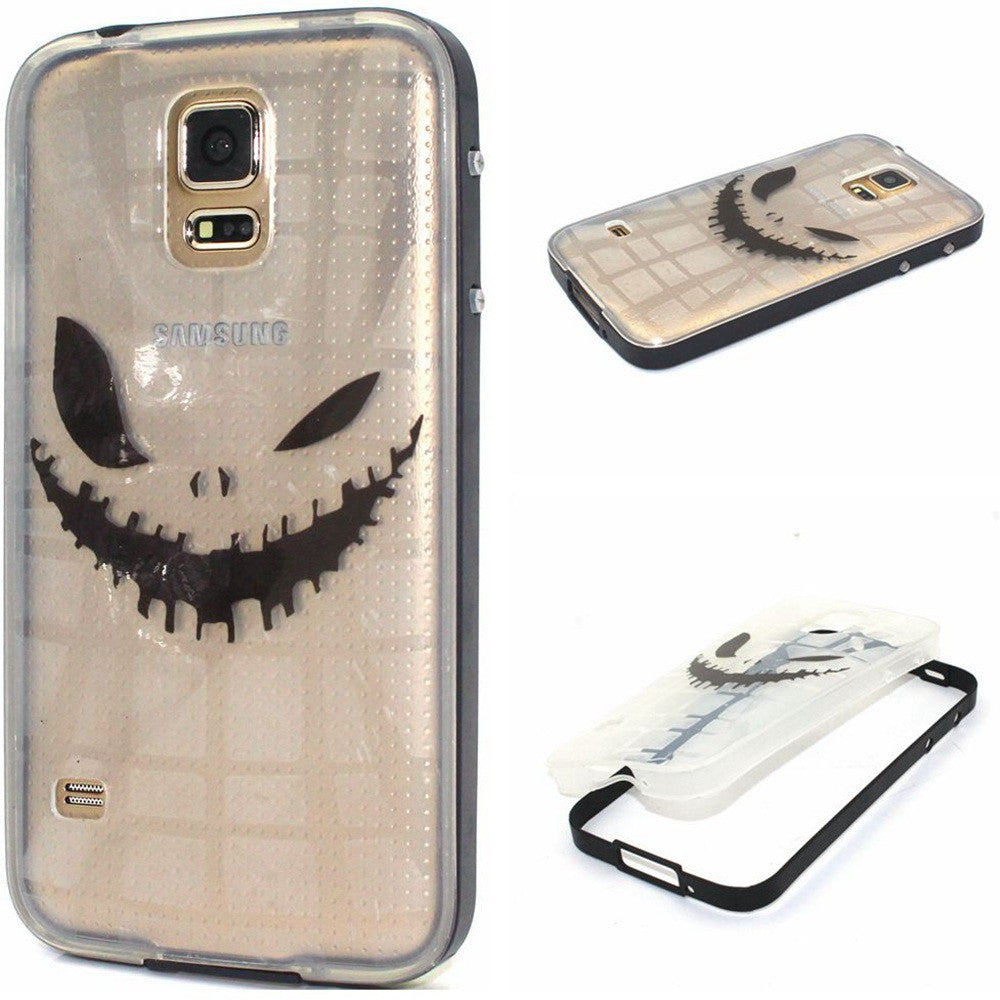 Hybrid Soft TPU Transparent Back Cover & Plastic Frame Cases for  Samsung Galaxy S5 - Shopy Max