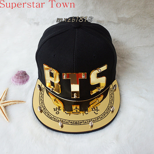 Kpop BTS Bangtan Boys  Concert Summer Sun Hat SnapBack Baseball Caps Hip Hop 2016 New - Shopy Max